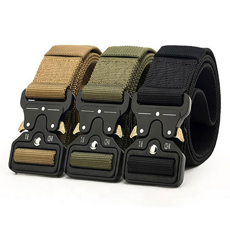 Buton cu eliberare rapidă de 45 mm, centură tactică din nailon pentru vânătoare în aer liber