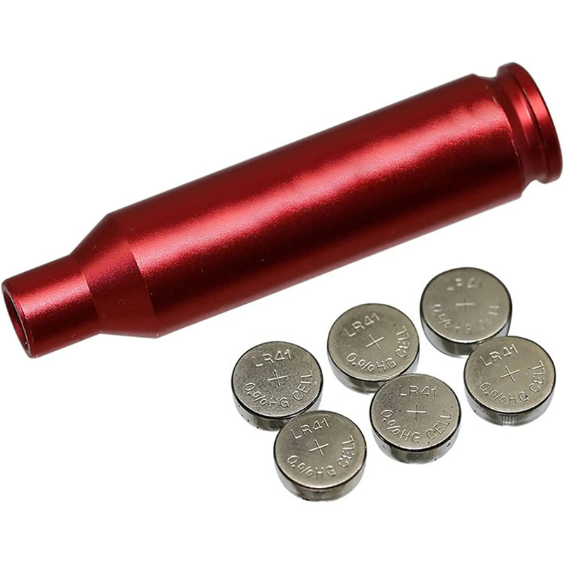 6.5 CREEDMOOR Bore Sight Laser Red Dot Cartuș Laser Bore Sighter cu 2 seturi de baterii