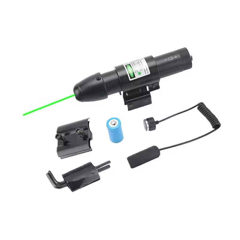 Lanterna tactica reglabila Luneta laser verde cu comutator de presiune