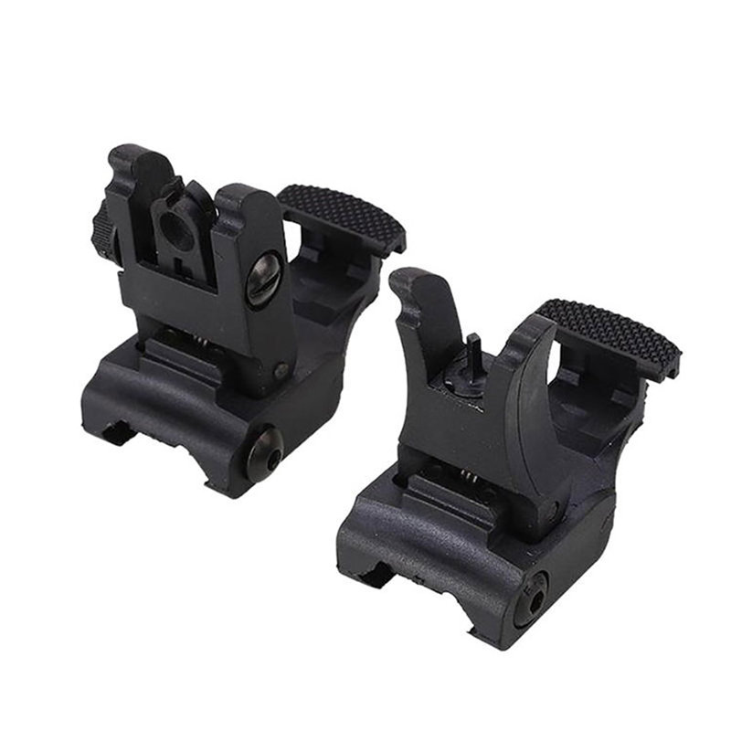 AR-15 Rapid tactică față și spate AR15 Piese Set de vizor de rezervă cu rabat în sus Lunete AR 15 pentru vânătoare