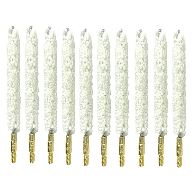 Mopuri de curățare a armelor din fire de bumbac pentru curățarea găurilor