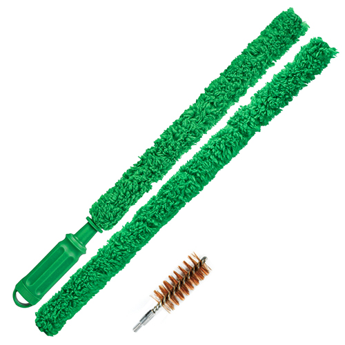 Fibră flocata (sintetică) pentru curățarea puștilor cu mâner confortabil. 12/16Ga sau 20Ga. Pachet 2 buc, lungime de lucru 930 mm.