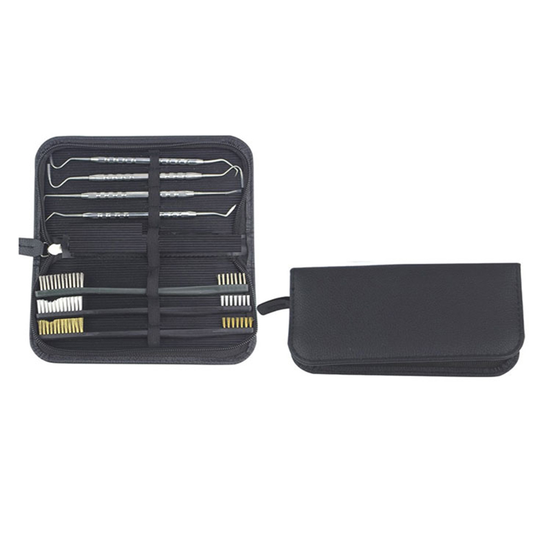 Kit de curățare a pistolului 3 perii utilitare și 4 cârlige/picături din inox