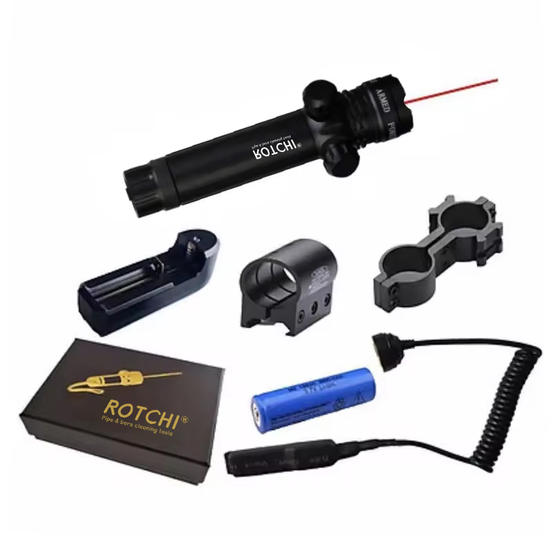 Lunetă cu laser de vânătoare cu comutator de presiune