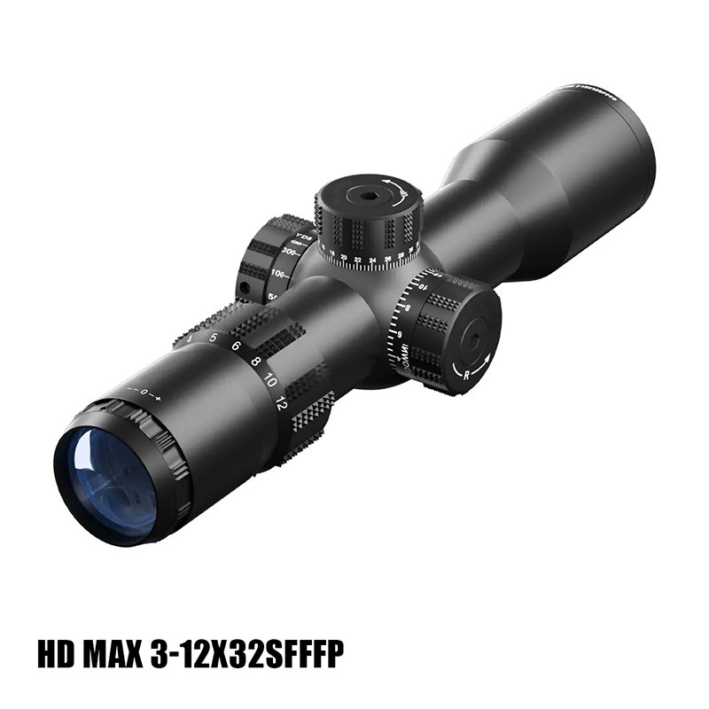 Telescop monocular de vânătoare cu lentile înalte MAX 3-12X32SF FFP HD