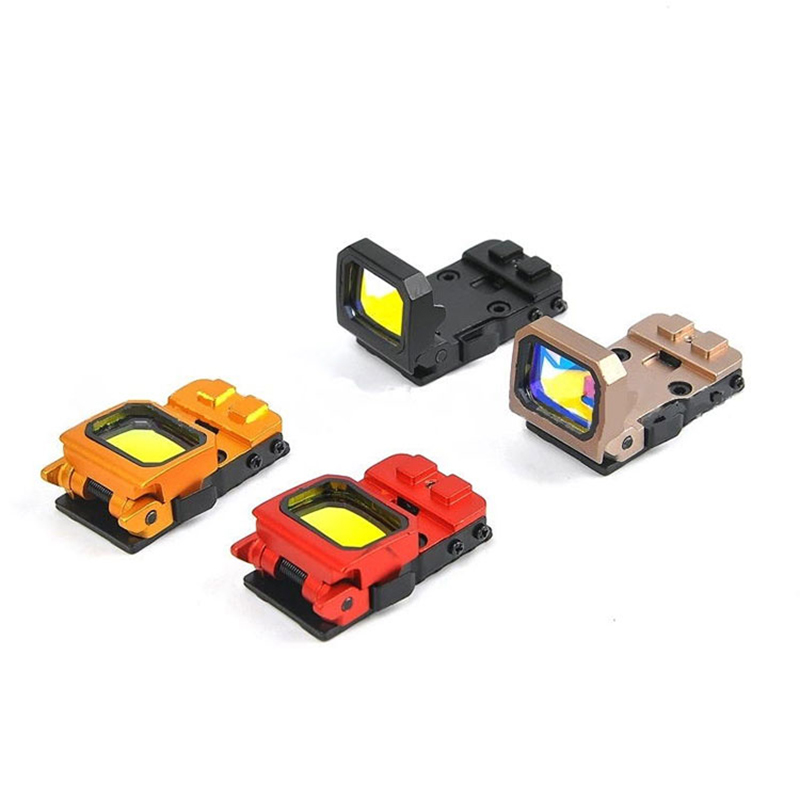 Mini lunetă pliabilă Red Dot holografică reflex reflex Pistol Rmr Flip Up Red Dot cu suport de 20 mm