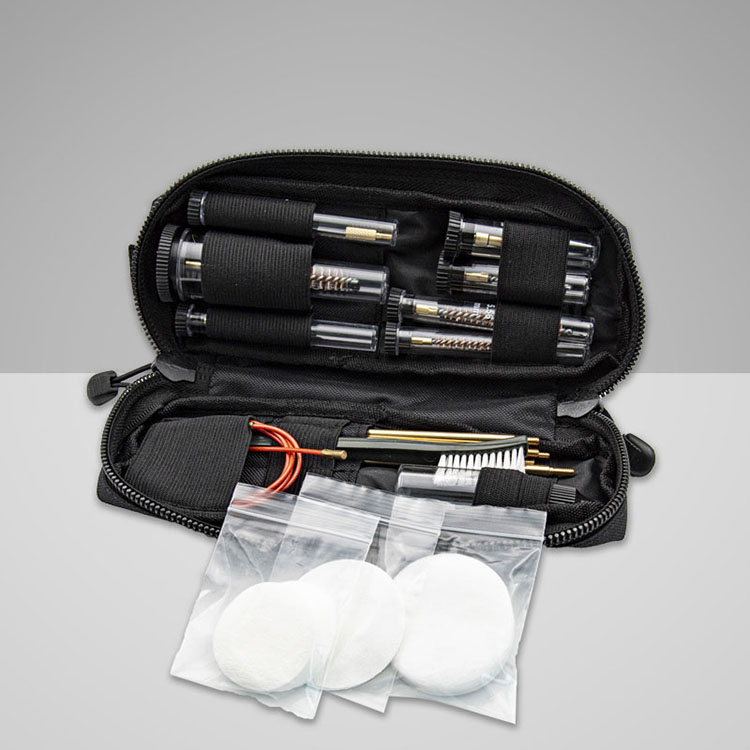 Kit de curățare a pistolului Molle System pentru puști .177cal. și .223cal. cu 5 tije de curățare și 1 cablu flexibil