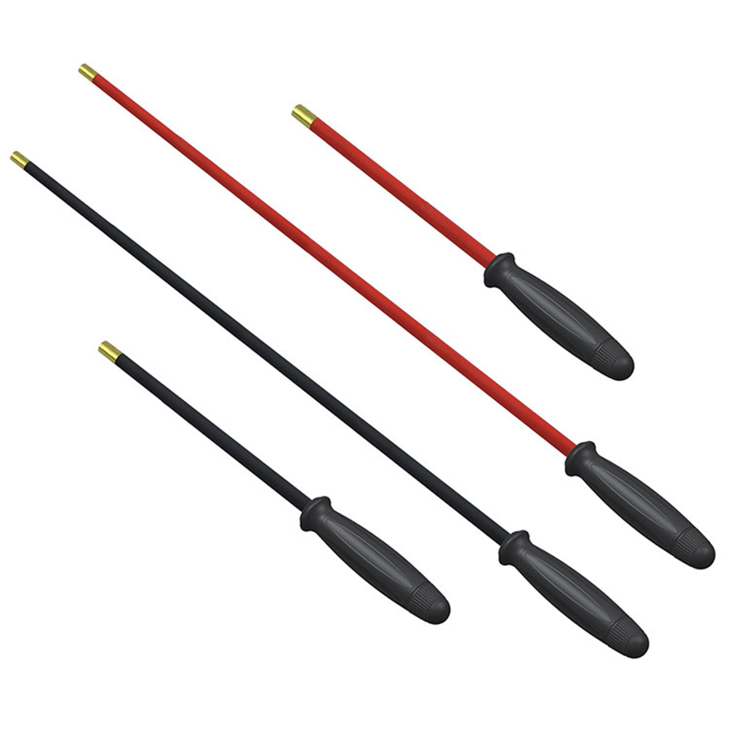 Mâner din plastic Tija de curățare a pistolului din oțel PVC cu rotație rapidă