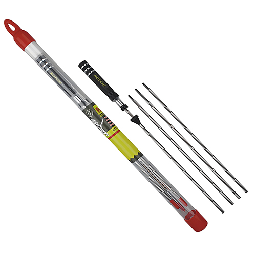 Set pușcă și pistol cu ​​aer comprimat 4 secțiuni Ambalat în tub