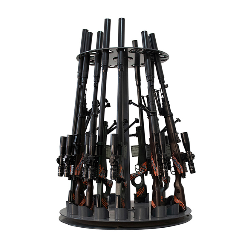 Rafturi de afișare rotative pentru arme