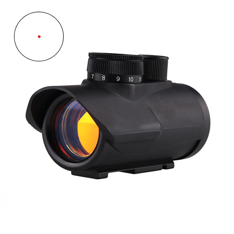Vedere holografică cu punct roșu de vânătoare tactică 1x30 Vedere cu punct RGB cu montare pe șină Picatinny Weaver de 11/20 mm