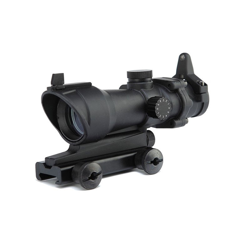 Lunetă tactică de vânătoare 1X32 ACOG M1 China Red Green Dot Sight Red Dot Sight lunetă de vânătoare cu montură QD de 20 mm