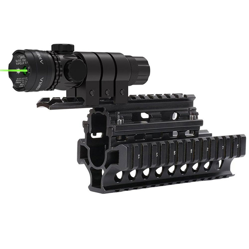 Tactică în aer liber Vânătoare Tragere Pușcă Pistol Glock Picatinny Rail Mount Green Dot Sight Lunetă laser pentru pistol