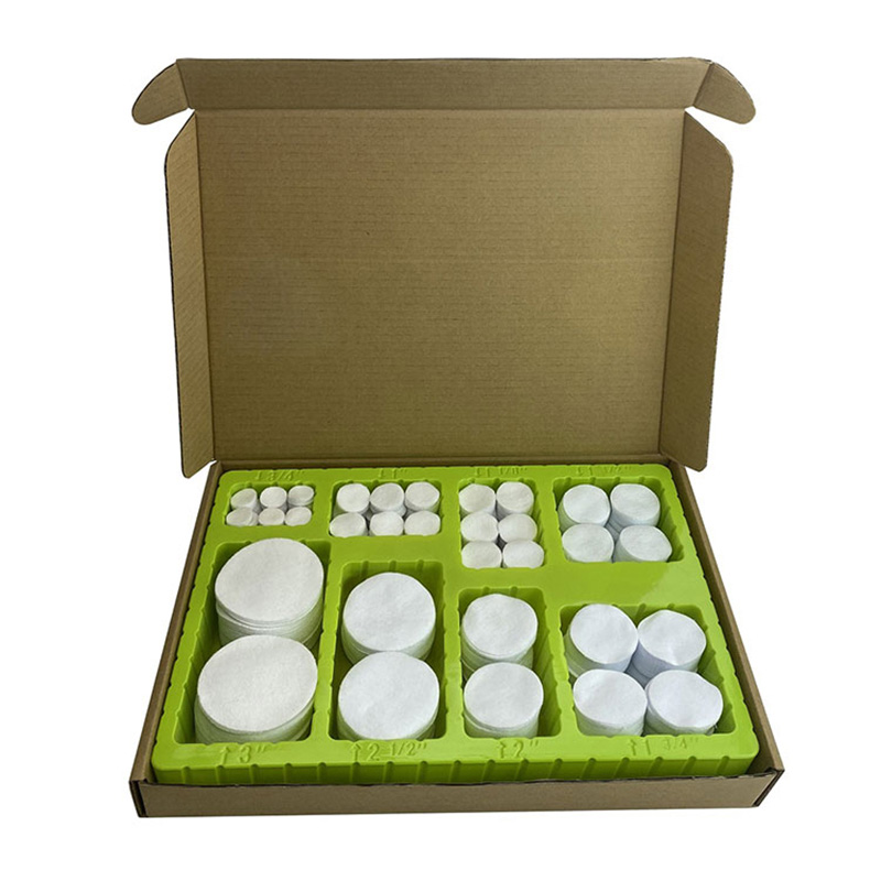 Pânză albă universală din bumbac Pătrat pătrat pentru plasturi de curățare cutie blister