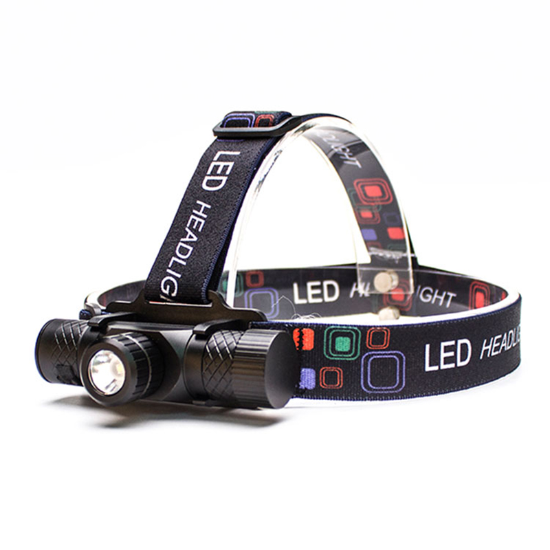 Lampă frontală de urgență pentru exterior, reîncărcabilă prin USB, rezistentă la apă, pentru camping